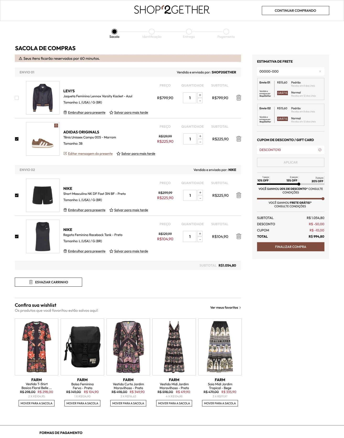 Checkout Shop2Gether
